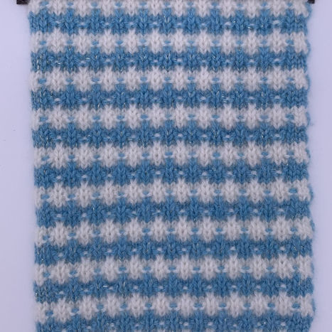 Interior design fabric trim - TURRET STITCH WITH LUREX - ARTIGIANI DEL CASHMERE - for blanket / for plaid / customizable