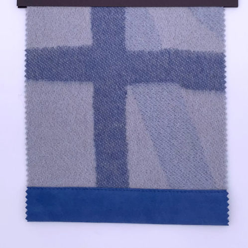 Interior design fabric trim - SUEDE SANDWICH  - ARTIGIANI DEL CASHMERE - for blanket / for plaid / customizable