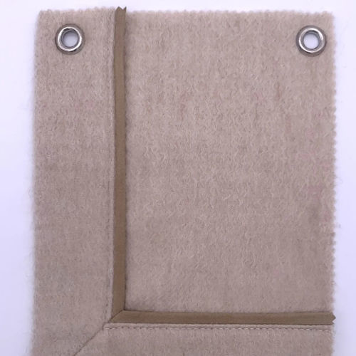 Interior design fabric trim - SUEDE PROFILE - ARTIGIANI DEL CASHMERE - for blanket / for plaid / customizable