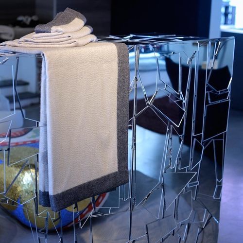 Cashmere blanket - T27/CATR204/003 - ARTIGIANI DEL CASHMERE - Made in Italy