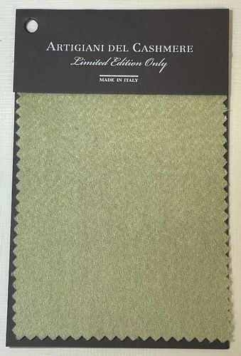 Interior design fabric - ASPARAGUS - ARTIGIANI DEL CASHMERE - for blanket / for plaid / plain