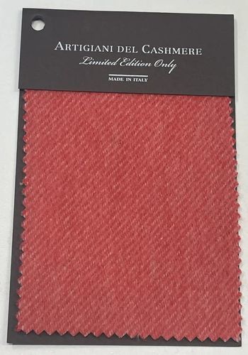 Plaid fabric - FEU FOLLET - ARTIGIANI DEL CASHMERE - for blanket / plain / cashmere
