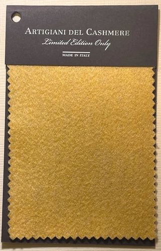 Plaid fabric - NASTURTIUM - ARTIGIANI DEL CASHMERE - for blanket / for interior design / plain