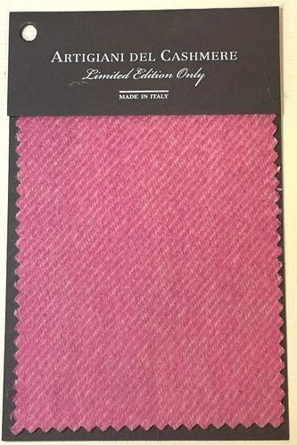 Interior design fabric - ROSE DU SOIR - ARTIGIANI DEL CASHMERE - for blanket / for plaid / plain