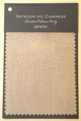 Plaid fabric - SILVER IRIS - ARTIGIANI DEL CASHMERE - for blanket / for interior design / plain