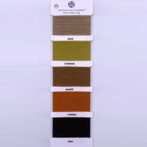 Plaid fabric - BROWN YARNS - ARTIGIANI DEL CASHMERE - for blanket / for interior design / plain