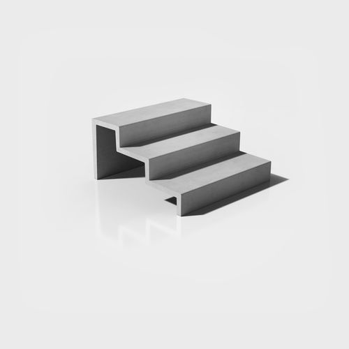 Contemporary public bench - STOOP - MOBILUM - high-performance concrete / fiber-reinforced concrete