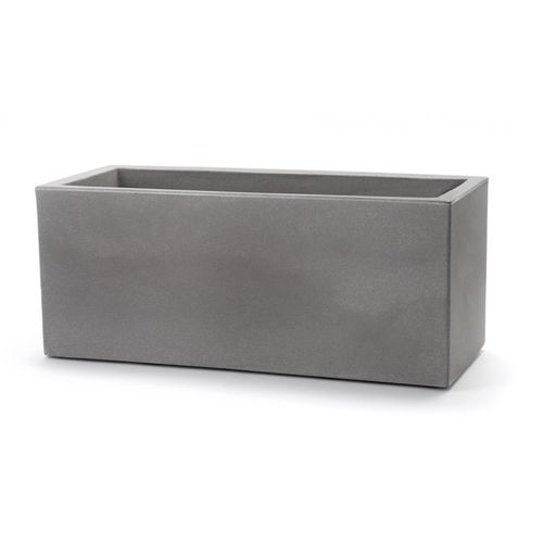 Plastic planter - VAS-SIO-CAS-201 - FUSAROMARIOSRL - rectangular / contemporary / commercial