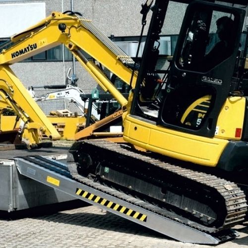 Aluminum access ramp - R220 - Frigerio Carpenterie - portable