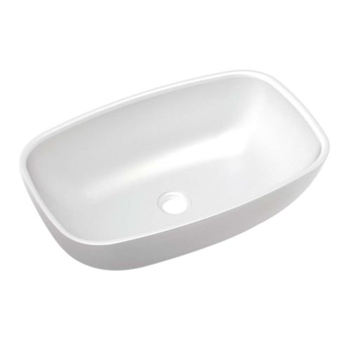 Countertop washbasin - RISATA - Livingstone Baths - composite / rectangular / contemporary