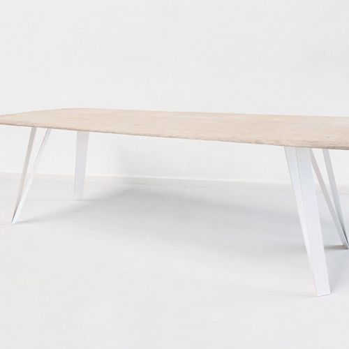 Wooden table top TIMBER Des pieds sous ma table for restaurant