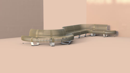 contemporary public bench - Green Furniture Concept