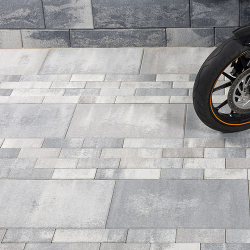 Concrete paver - CONCEPT MIXIM STONE - Heinrich & Boch - natural stone / drive-over / anti-slip