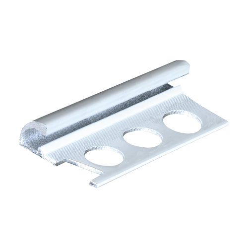 Stainless steel edge trim - PRO10 series - DAKOTA - for tile / silver-colored