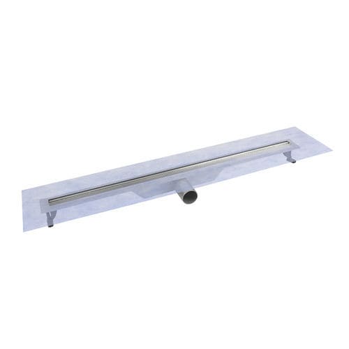 Stainless steel linear shower drain - DAKUA+ SLIM - DAKOTA - ABS / contemporary / mesh