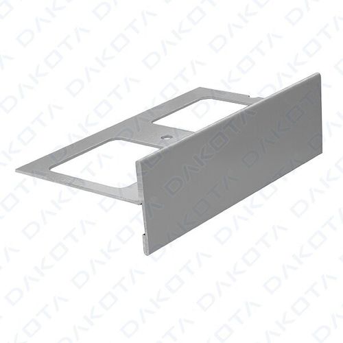 Aluminum edge trim - PRO21 series - DAKOTA - for tile / outside corner / stair nosing