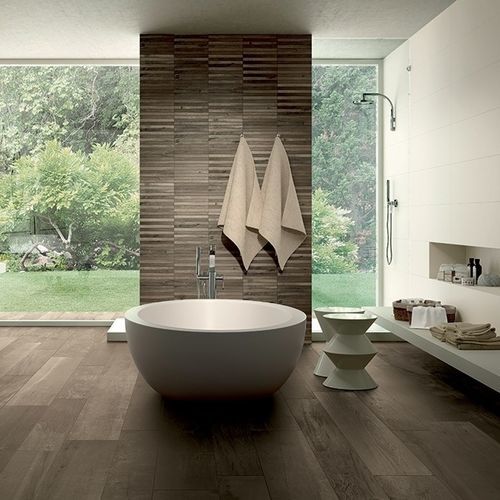 Porcelain stoneware tile - NUT - KRONOS CERAMICHE - matte / natural finish / indoor