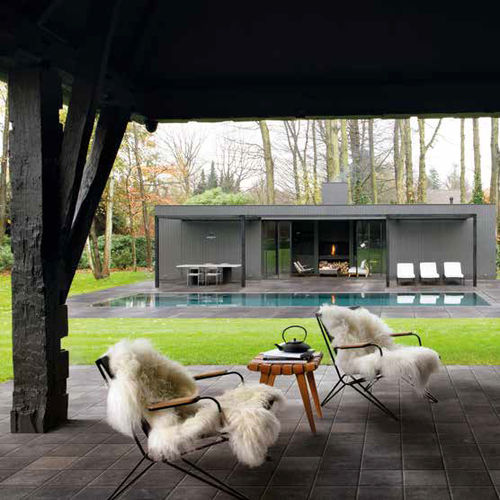 Porcelain stoneware tile - NAMUR 2.0 - KRONOS CERAMICHE - natural finish / outdoor / wall