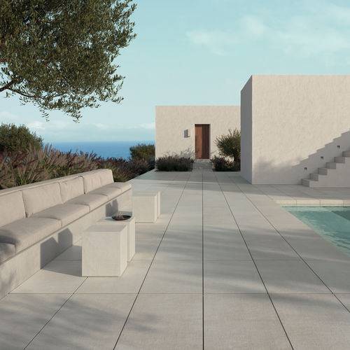 Porcelain stoneware tile - CALCE - KRONOS CERAMICHE - natural finish / outdoor / garden