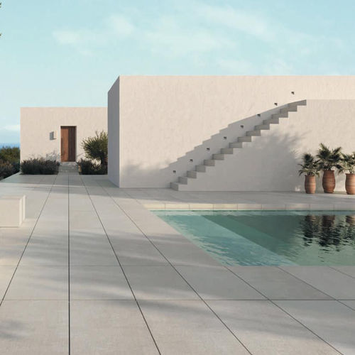 Porcelain tile - CALCE 2.0 - KRONOS CERAMICHE - concrete / matte / outdoor