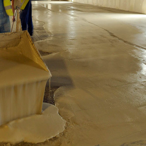 Decorative coating - BAUFLOOR® PRESS - BAUTECH - for flooring screed / for foundation / cement-based