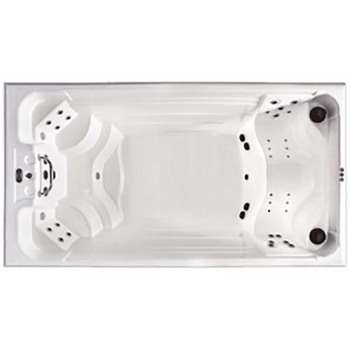 Built-in swim spa - HYDROSWIM RELAX 13 - AWD - rectangular / 4-seater / acrylic