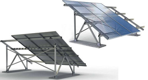 Ground-mount mounting system - SUN 300 - Europa Profil Aluminium SA - solar / for photovoltaic panels