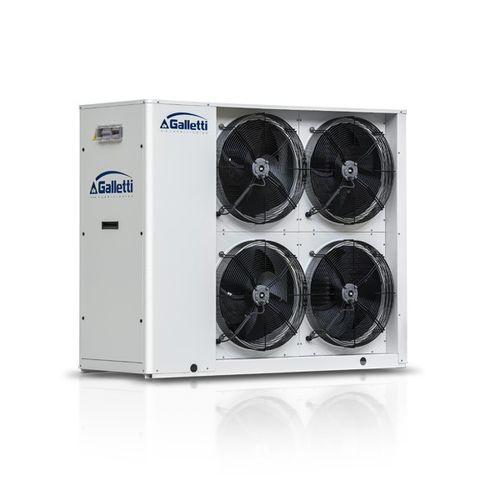 Water-cooled chiller - MPE - Galletti - floor-mounted / industrial / exterior
