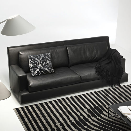 Contemporary sofa - LYNDON - PINTON SAS - fabric / leather / with removable cover