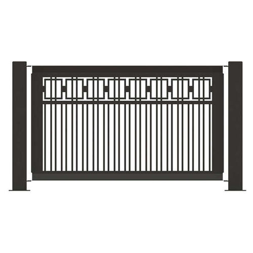 Panel fence - MF5047 HS - Tectura Designs - for public spaces / steel / traditional