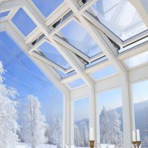 PVC roof window - IGC1V I22 - okpol - pivoting / double-glazed / thermal break