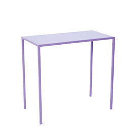 Contemporary table - ORLA REYNOLDS STUDIO - plywood / steel / steel base