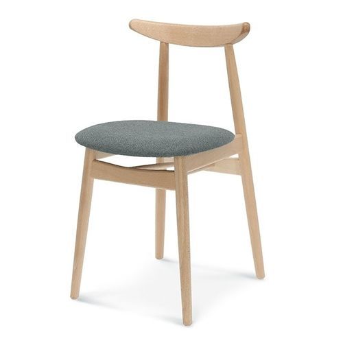Contemporary chair - Finn - Fameg - indoor / fabric / leather