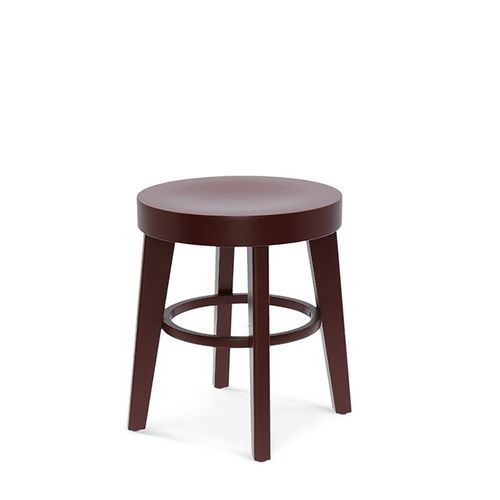 Contemporary stool - Ufo - Fameg - wooden / beech base / round