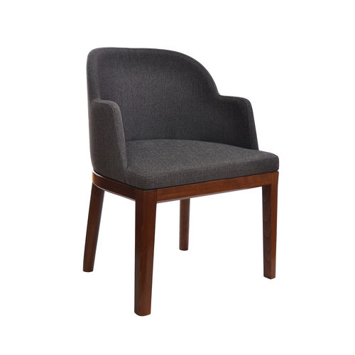 Contemporary chair - COMO B - Sedja - indoor / fabric / beech base