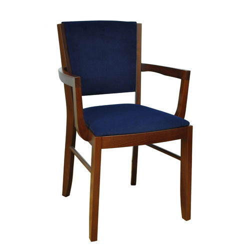 Contemporary chair - B-0600/VAR - Sedja - indoor / fabric / beech base