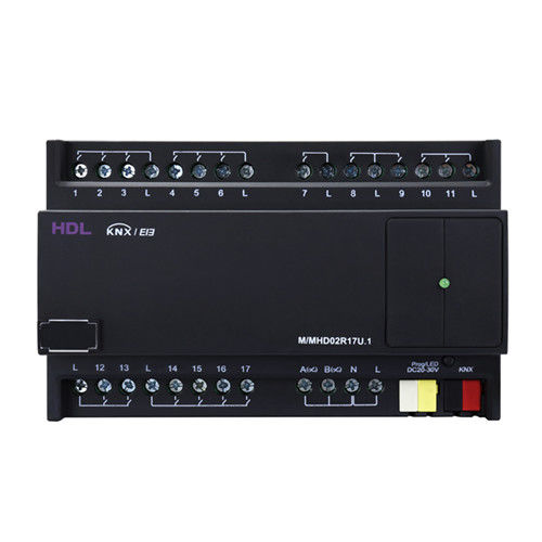 Home automation system switch actuator - M/MHD02R17U.1 - HDL Automation Co., Ltd - KNX / DIN rail / home