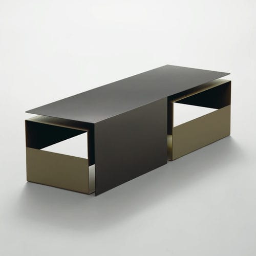 Contemporary coffee table - DAIQUIRI - da - sheet metal / rectangular / home
