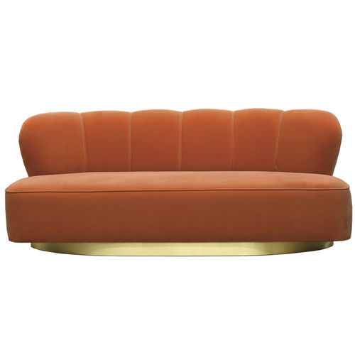 Contemporary sofa - MONTI - Moanne - velvet / customizable / custom