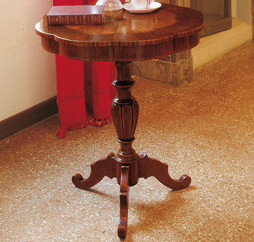 Traditional pedestal table - 39 - Crestan snc di Crestan Giovanni e Angelica - wooden / wooden base / round