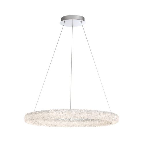 Contemporary chandelier - MV2028 SASSI ROUND - Alan Mizrahi Lighting - crystal / metal / 1 tier