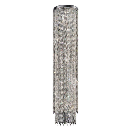 Contemporary chandelier - SJ2143 FONTAIN BEATS - Alan Mizrahi Lighting - crystal / iron / 12 light