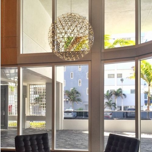 Pendant lamp - KA1266 RAIMOND LIGHT - Alan Mizrahi Lighting - stainless steel / contemporary / corded