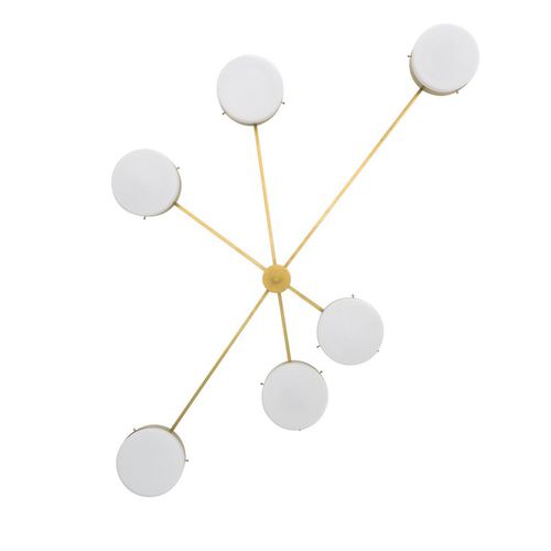 Vintage chandelier - IQ8366 CELESTE - Alan Mizrahi Lighting - glass / metal / commercial
