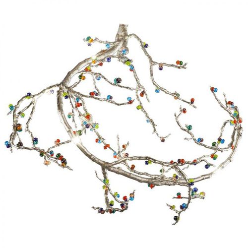 Organic design chandelier - JT254 CENTURY SCULPTURAL - Alan Mizrahi Lighting - glass / brass / sculptural