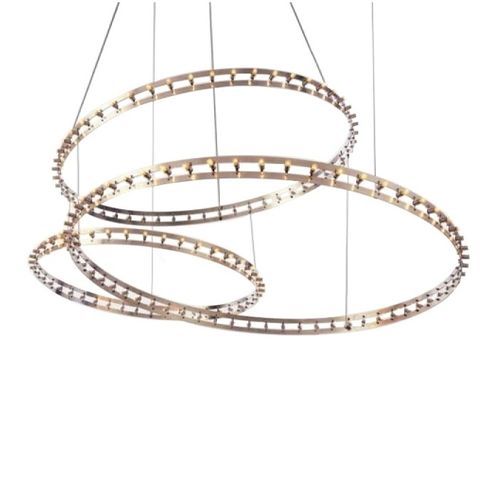 Contemporary chandelier - IQ2101 MAXIM CIRCULAR - Alan Mizrahi Lighting - metal / commercial / ring-shaped