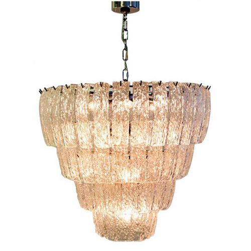 Venetian style chandelier - WM2125 GLORIA - Alan Mizrahi Lighting - crystal / metal / commercial