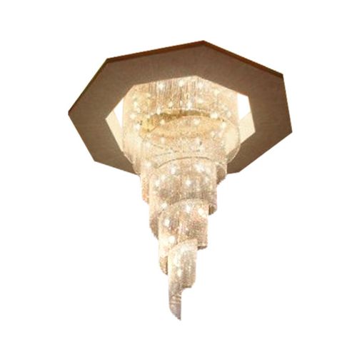 Contemporary chandelier - AM9010 THE ROTHSCHILD - Alan Mizrahi Lighting - steel / crystal / commercial