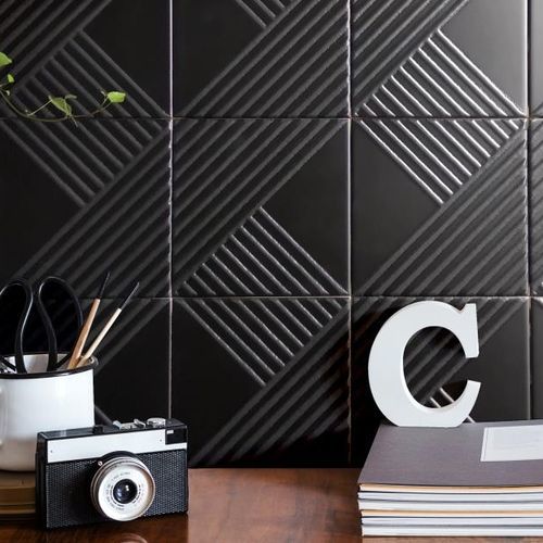 Ceramic mosaic tile - LINES - DECUS CERAMICA - high-gloss / 3D / indoor