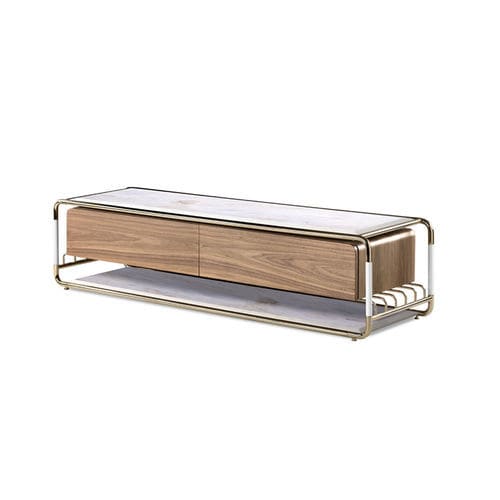 Contemporary TV cabinet - LAUTNER - Essential Home - lowboard / with drawers / with storage